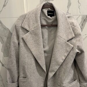 Express Women's Light Gray Blazer